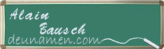 Alain Bausch Visitenkarte